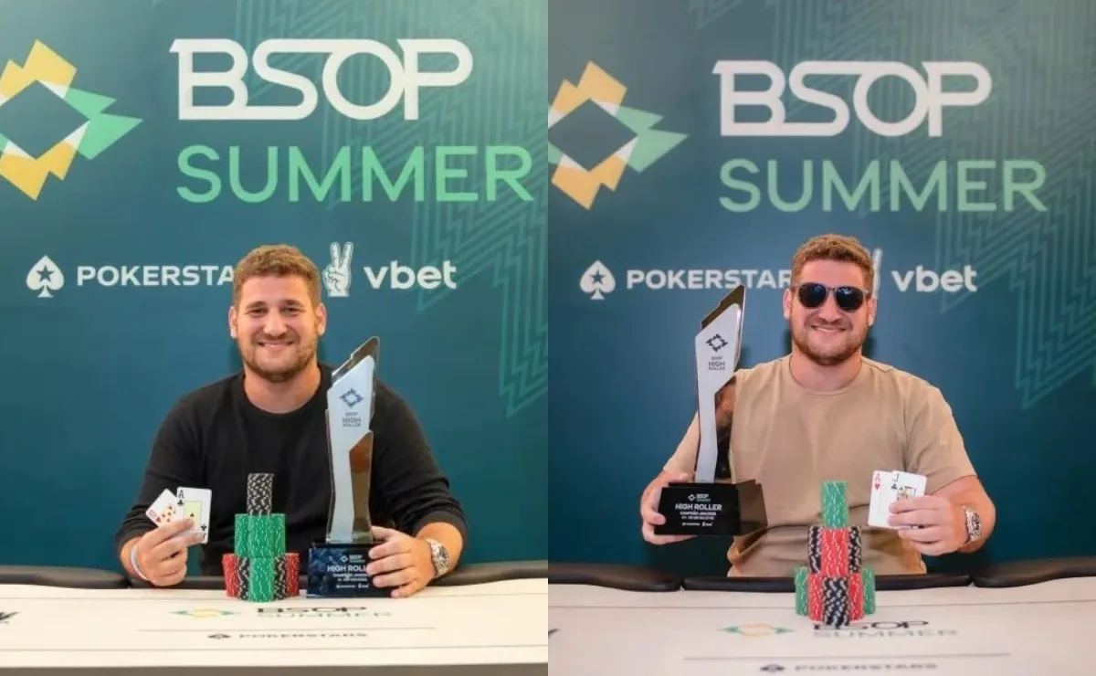 Two titles of 25K and R$ 800 thousand: Pedro Cassar starts BSOP Summer "on fire"