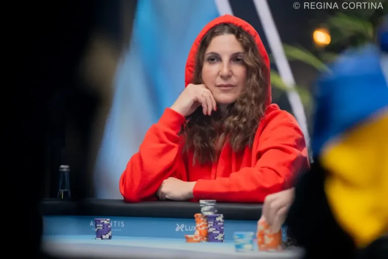 Natasha Mercier guarantees a Top 5 finish in the women's poker results