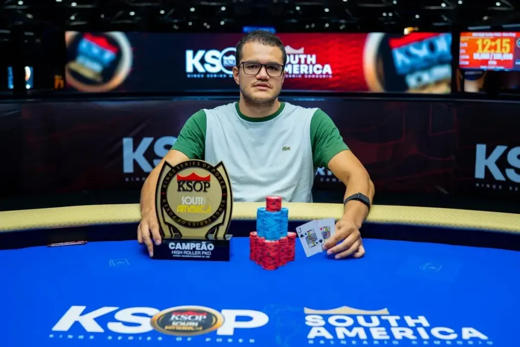 Gabriel Tavares wins Ultra High Roller, the most expensive tournament of KSOP South America