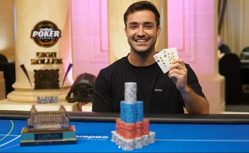 Matheus Machado reaches seven digits with a podium in the WSOP SC GGMillion$