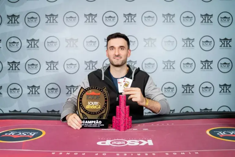 Marin Gechev stops Caio Ozawa and wins 10K HR Deep Stack of KSOP SA