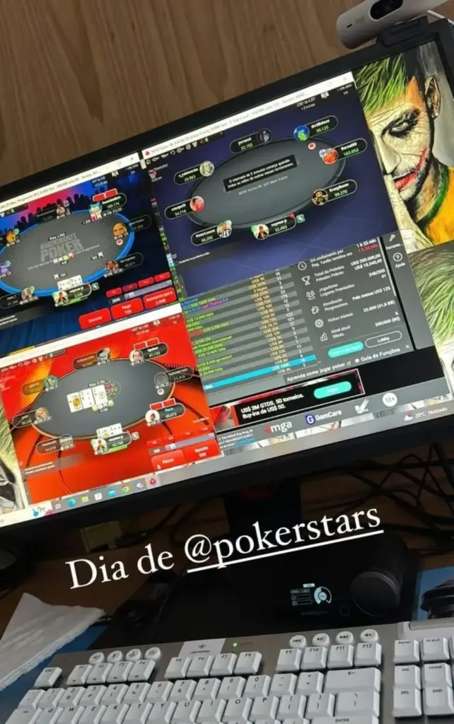 Neymar has a respectable track record in poker, with a final table at the BSOP and a gem at the WSOP