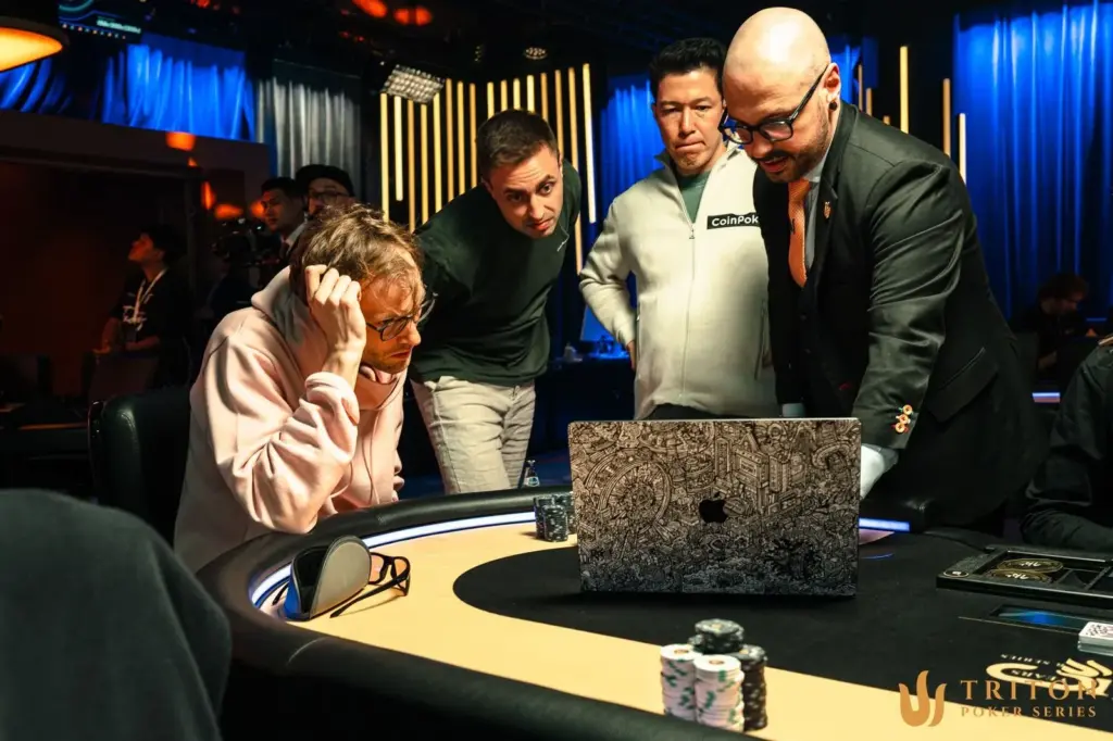Christoph Vogelsang is the champion of Triton Event 9 and receives over  million