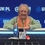 Lilian Welch, 83 years old, wins the UKPL Blackpool Main Event