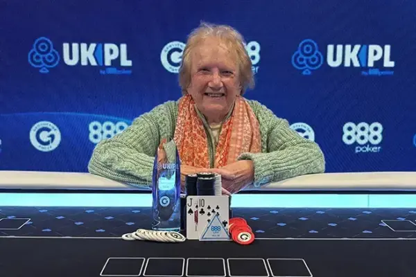 Lilian Welch, 83 years old, wins the UKPL Blackpool Main Event