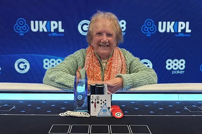 Lilian Welch, 83 years old, wins the UKPL Blackpool Main Event
