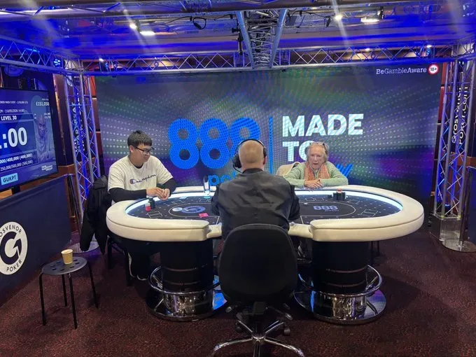 Lilian Welch, 83 years old, wins the UKPL Blackpool Main Event