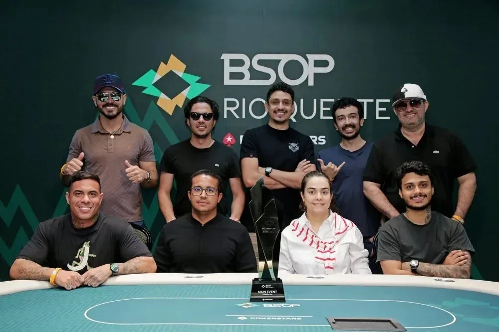 Alexandre Couto leads the final table of the BSOP Rio Quente Main Event