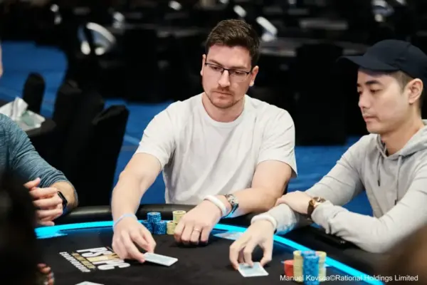Rodrigo Selouan reaches the podium of the PLO Main Event-High of the Anniversary Series