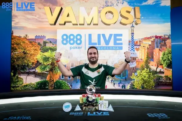 Álvaro Murciano achieves redemption by winning the 888Live Barcelona Main Event