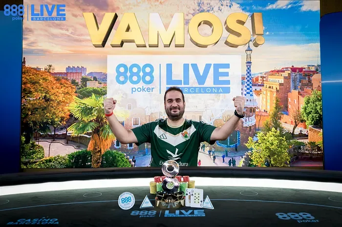 Álvaro Murciano achieves redemption by winning the 888Live Barcelona Main Event
