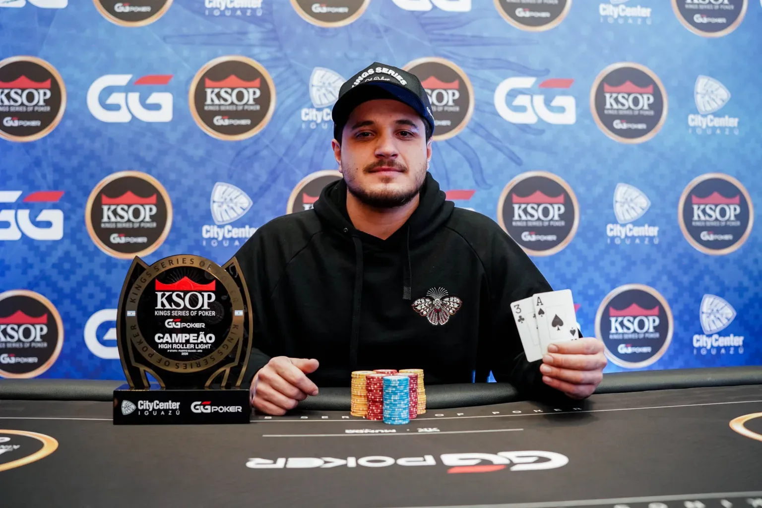 Bruno Zeizer takes the High Roller Light title at KSOP Iguazú and receives R$ 42 thousand