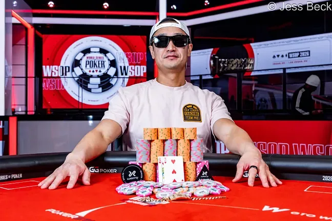 Philip Chun wins tournament with many entries and takes bracelet at WSOP