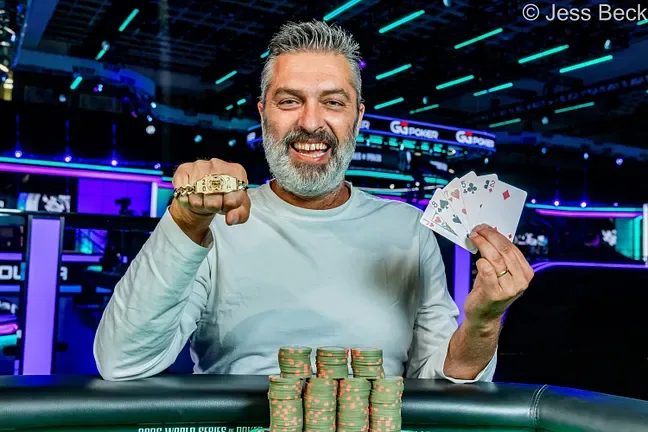 Sergio Benso wins first WSOP bracelet in series' inaugural tournament