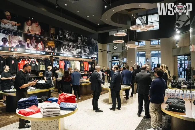 WSOP opens permanent store on the Las Vegas Strip and celebrates the legacy of poker