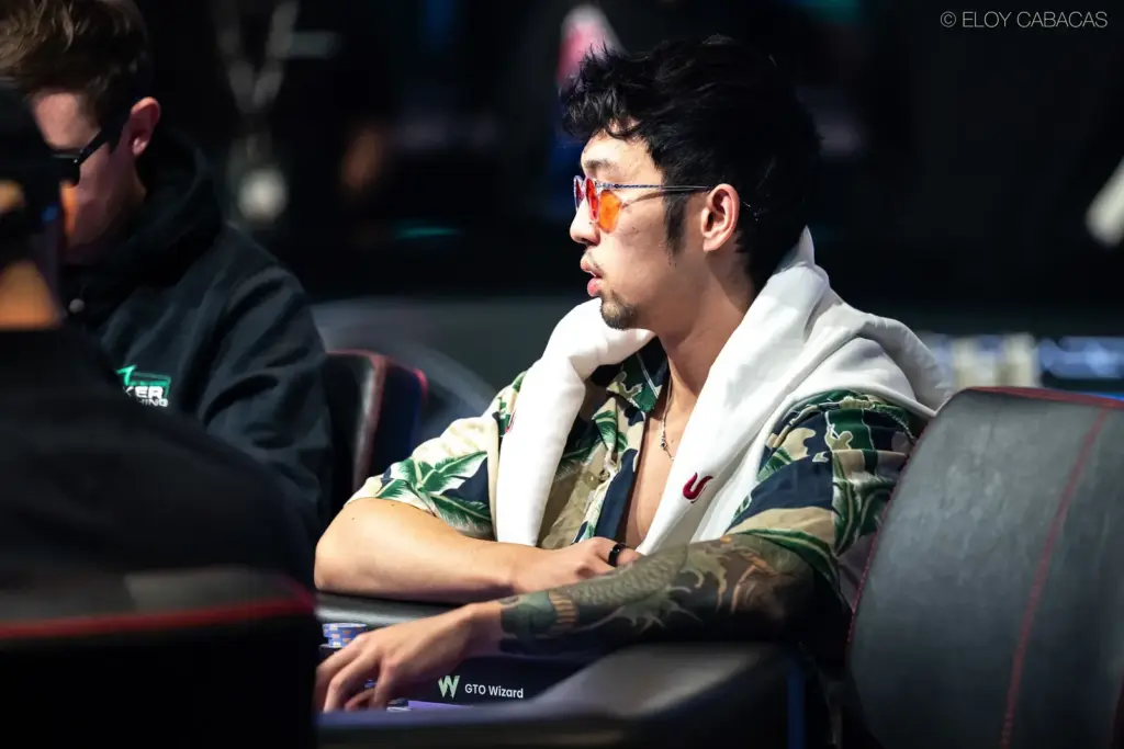 Han Feng shows power of reaction and reaches the final table of the WSOP Main Event