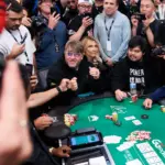 WSOP Main Event: Bubble bursts with triple elimination involving Chris Moneymaker