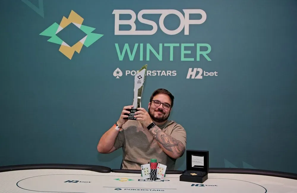 Pedro Cavalieri is the champion of the Grand High Roller at BSOP Winter and takes R$ 500 thousand