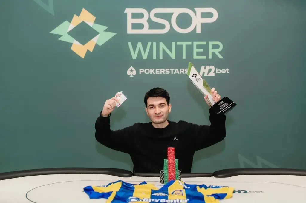 Iago Botelho earns R$ 1 million with SHR title at BSOP Winter