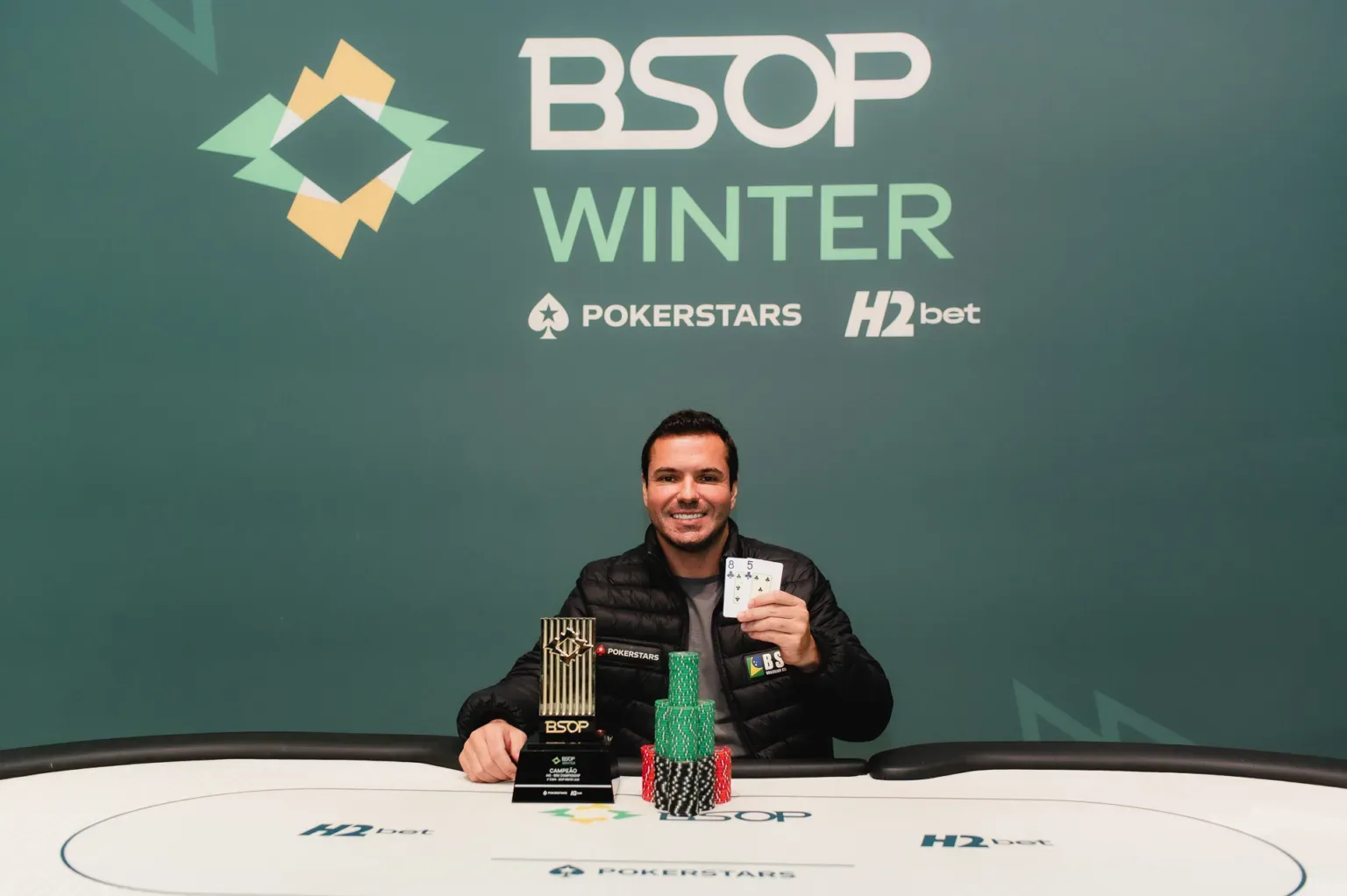 Matheus Scandiuze wins the Mini Championship of the BSOP Winter and takes a good prize