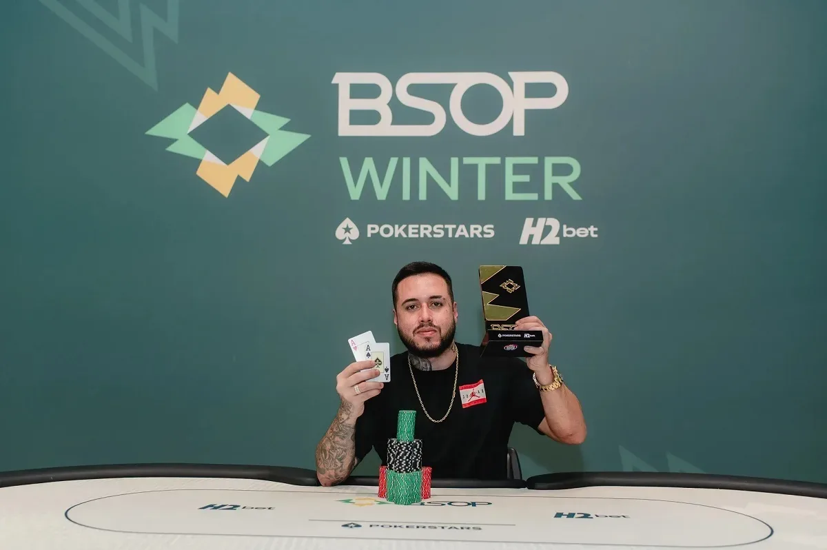Vinícius Thomaziello wins the 6K 1-Day Deepstack PKO of the BSOP Winter