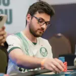 Lucas Vanzella reaches the podium of Event 11 of the WSOP Online on GGPoker