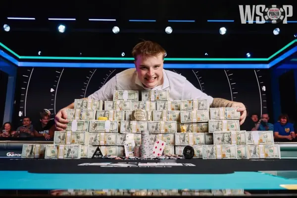 Lucas Jumalon recalls childhood dream after winning the WSOP Main Event title