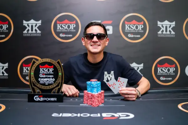 Luciano Cabral takes the title of the High Roller Light One Day at KSOP Fortaleza