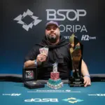 Kaio Camargo is the champion of the BSOP Floripa Main Event after qualifying through a satellite